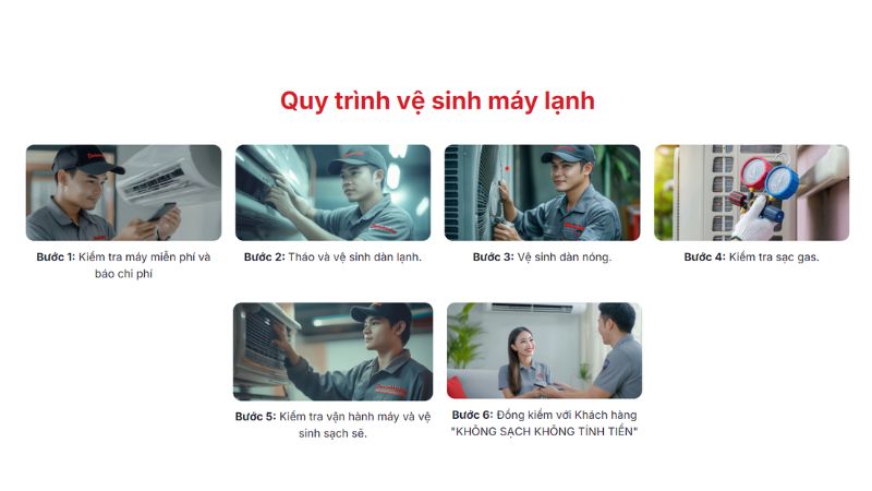 Dịch vụ vệ sinh máy lạnh tại Điện lạnh Today được thiết kế để đảm bảo hiệu quả làm sạch tối ưu và sự hài lòng của khách hàng