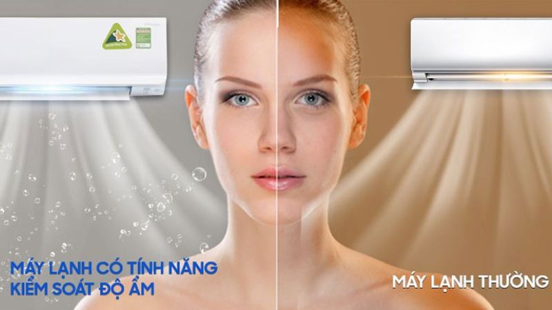 Chế độ hút ẩm loại bỏ hơi ẩm dư thừa trong không khí, ngăn ngừa nấm mốc và vi khuẩn
