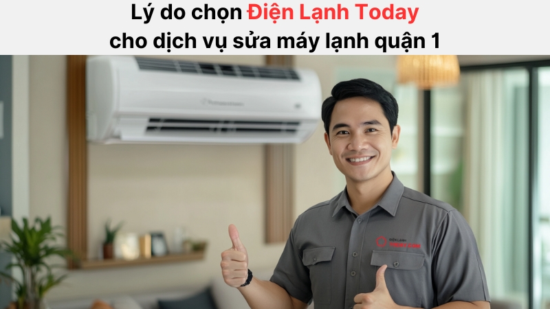 Lý do chọn Điện Lạnh Today cho dịch vụ sửa máy lạnh quận 1 cho gia đình bạn