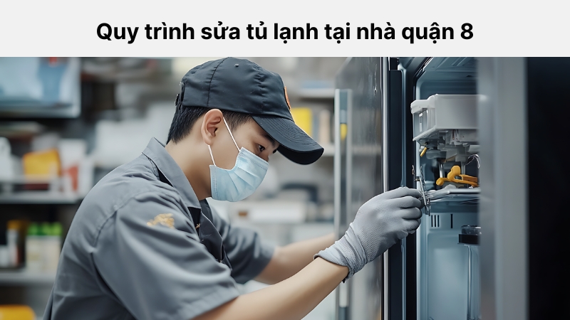 Quy trình sửa chữa tủ lạnh quận 8 rõ ràng và chuyên nghiệp