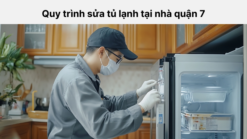 Quy trình sửa tủ lạnh quận 7 chuyên nghiệp, tận tâm tại Điện lạnh Today