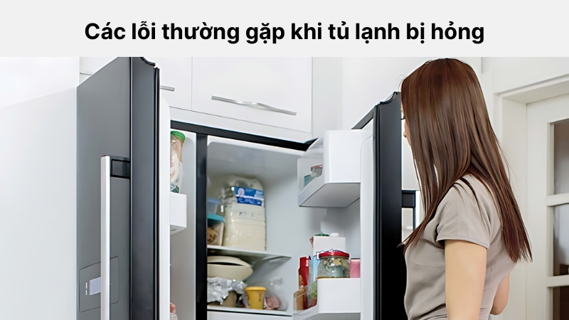 Những lỗi tủ lạnh thường gặp bạn cần phải nhanh chóng xử lý