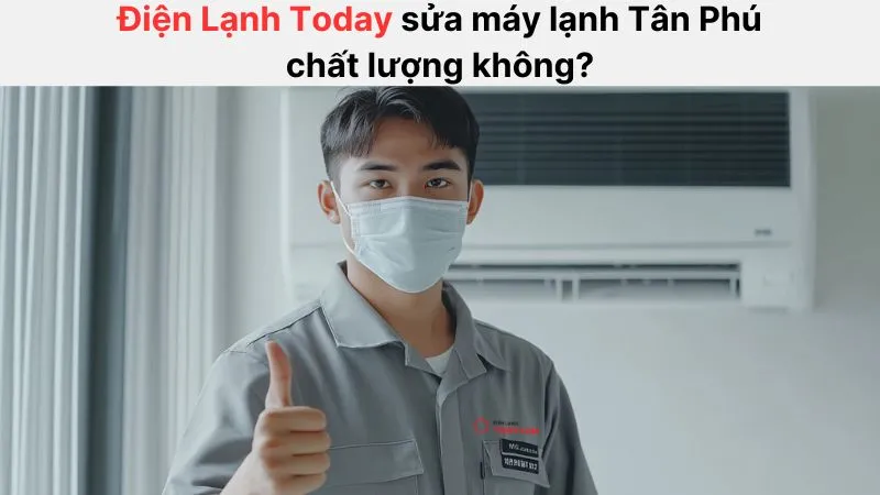 Điện Lạnh Today tự hào mang đến dịch vụ sửa máy lạnh Tân Phú với chất lượng và uy tín hàng đầu