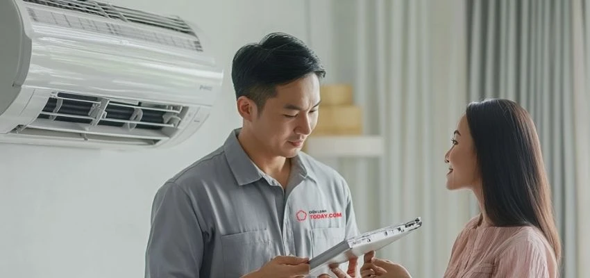 Đội ngũ kĩ thuật viên sẽ đến tận nhà để đánh giá tình trạng và tiến hành vệ sinh