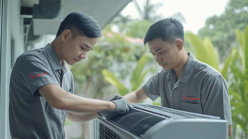 Quy trình vệ sinh máy lạnh huyện Củ Chi chuyên nghiệp tại Điện lạnh Today