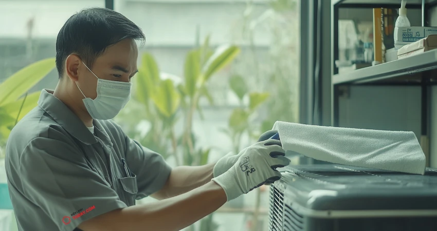 Các quy trình vệ sinh máy lạnh khách sạn