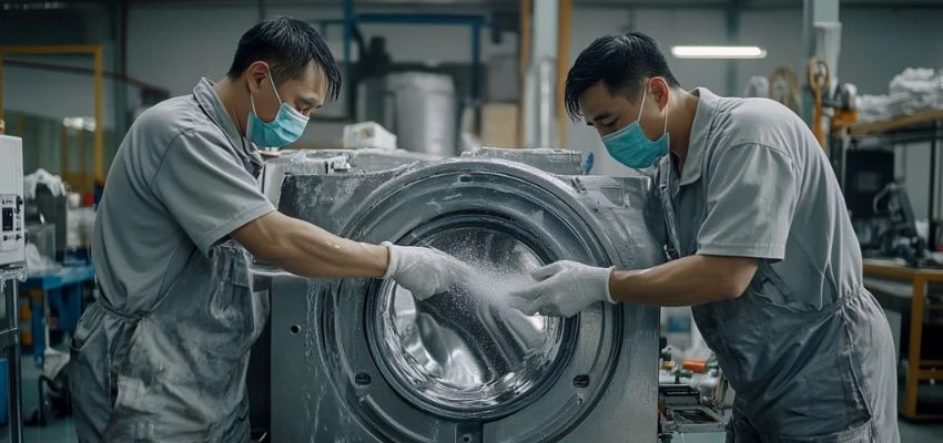 Điện lạnh Today cam kết dịch vụ vệ sinh máy giặt tại nhà theo quy trình chuyên nghiệp