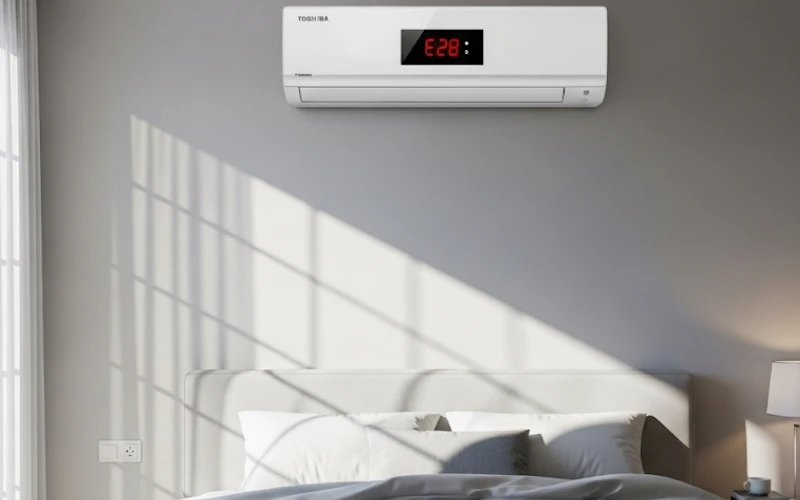 Cách khắc phục máy lạnh Toshiba báo lỗi E28