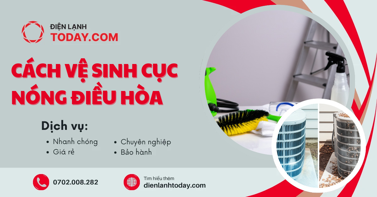 Cách vệ sinh cục nóng điều hòa