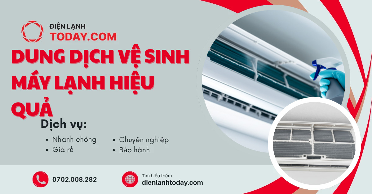 Dung dịch vệ sinh máy lạnh hiệu quả