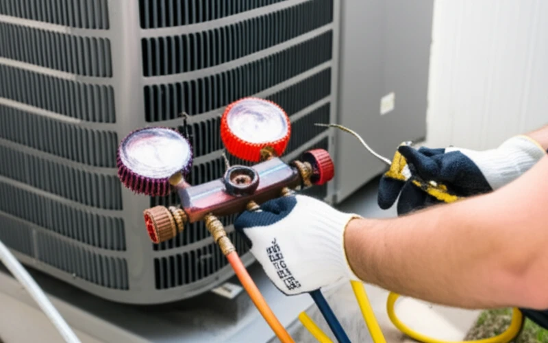 Lỗi áp suất gas hoặc hết gas là một nguyên nhân phổ biến khiến máy lạnh toshiba chớp 2 đèn liên tục.