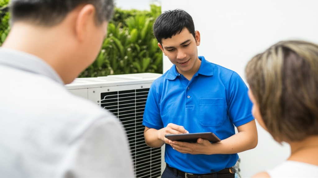 Quy trình sửa chữa điều hòa panasonic của Dienlanhtoday bao gồm tiếp nhận yêu cầu, báo giá minh bạch và bảo hành dài hạn.