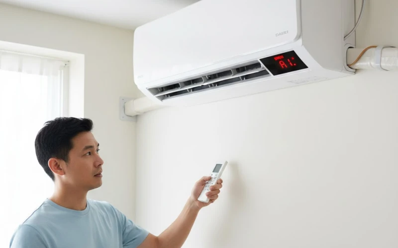 Điều hòa báo lỗi A1 là bị gì?