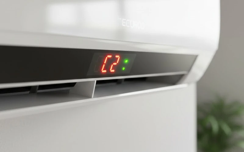 Lỗi C2 trên điều hòa thường liên quan đến cảm biến nhiệt độ đường ống hoặc mạch điều khiển.