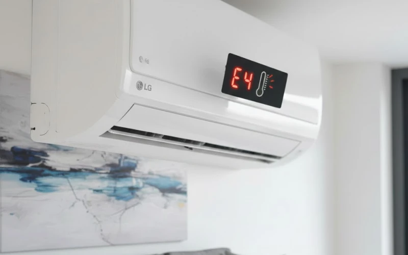 Lỗi E4: Lỗi cảm biến nhiệt độ dàn lạnh