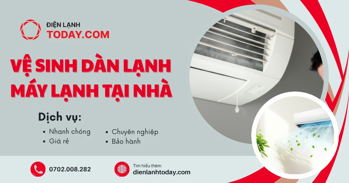 Vệ sinh dàn lạnh máy lạnh tại nhà