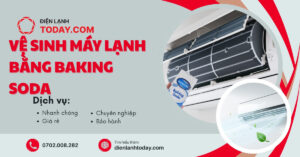Vệ sinh máy lạnh bằng baking soda