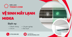 Vệ sinh máy lạnh Midea