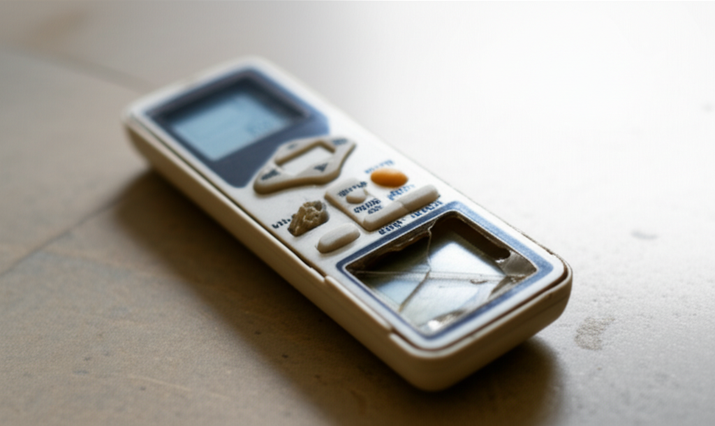 Hỏng hóc vật lý như rơi vỡ có thể khiến remote không hoạt động.