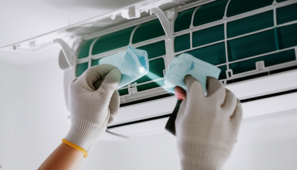 Ngắt điện và kiểm tra cảm biến nhiệt độ phòng để tìm dấu hiệu hư hỏng hoặc bám bẩn.