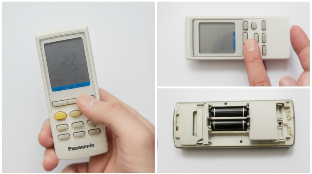 Nhiều lỗi phổ biến có thể xảy ra với điều khiển điều hòa Panasonic.