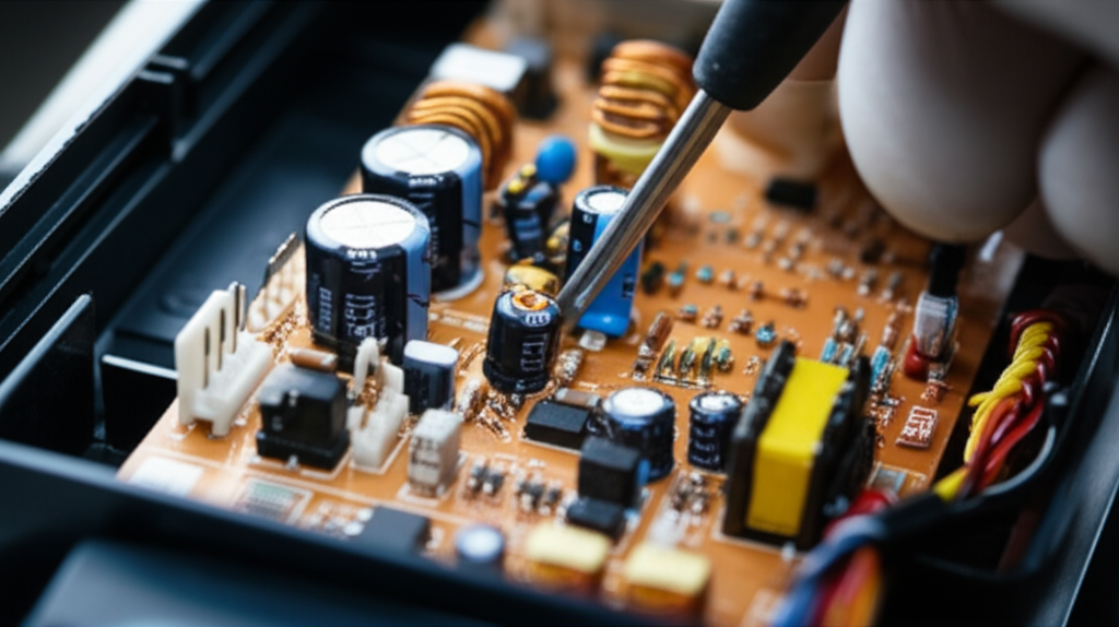 Sửa chữa bo mạch điều khiển máy lạnh cần chuyên môn.