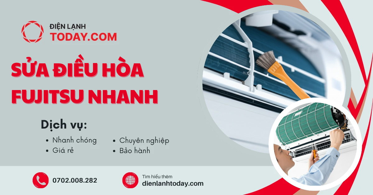 Sửa điều hòa Fujitsu nhanh