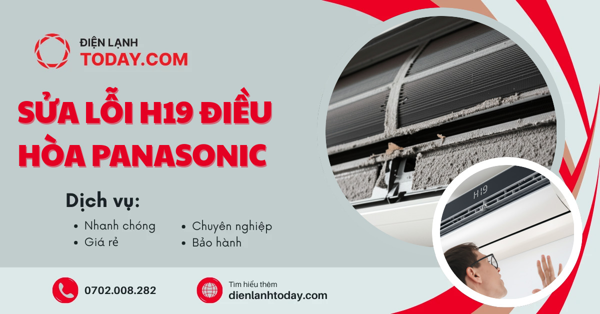 Sửa lỗi H19 điều hòa Panasonic