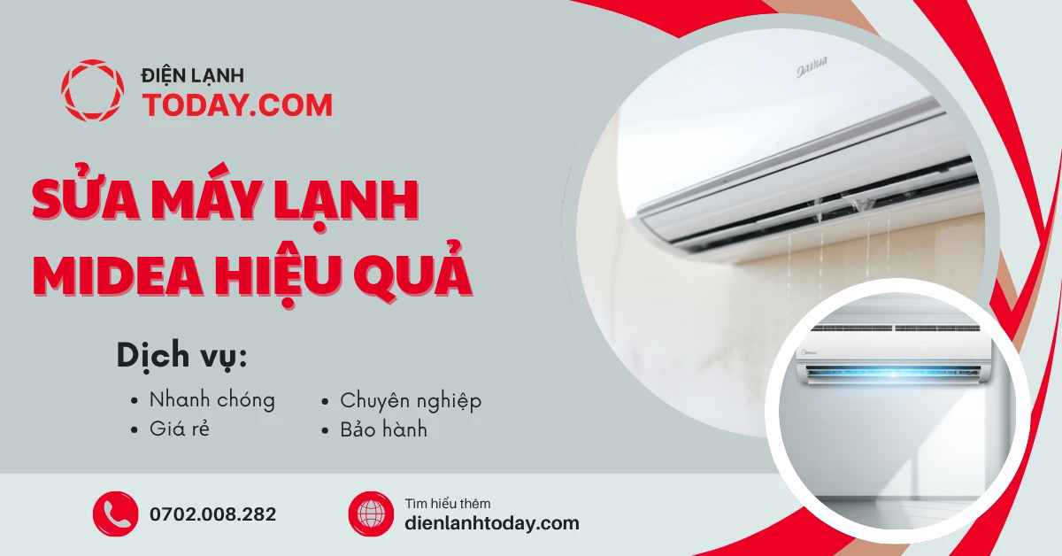 Sửa máy lạnh Midea hiệu quả