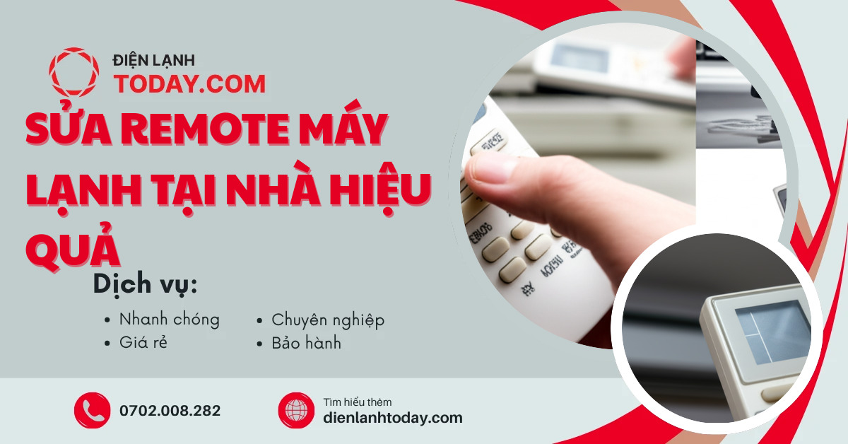 Sửa remote máy lạnh tại nhà hiệu quả