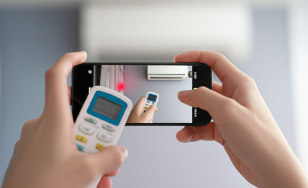 Thay pin hoặc kiểm tra điều khiển máy lạnh.