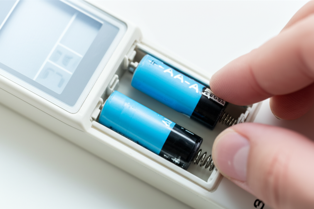 Thay pin mới là bước đầu tiên và đơn giản nhất để sửa remote.