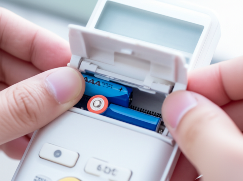 Thay pin mới là bước đầu tiên và quan trọng nhất để khắc phục sự cố điều khiển không lên màn hình.