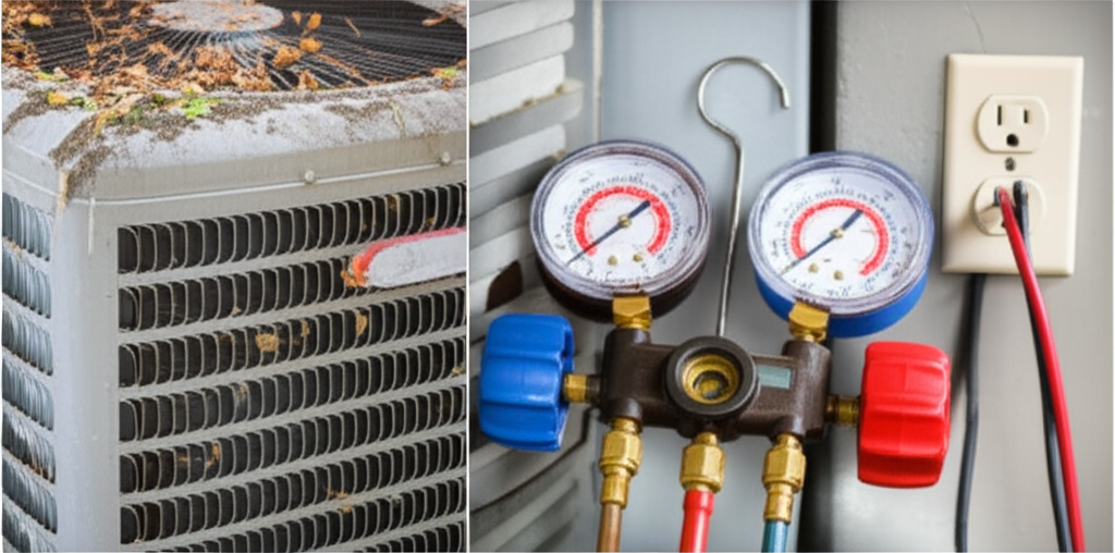 Thiếu bảo dưỡng, rò rỉ gas, và nguồn điện không ổn định là nguyên nhân chính gây hỏng điều hòa.