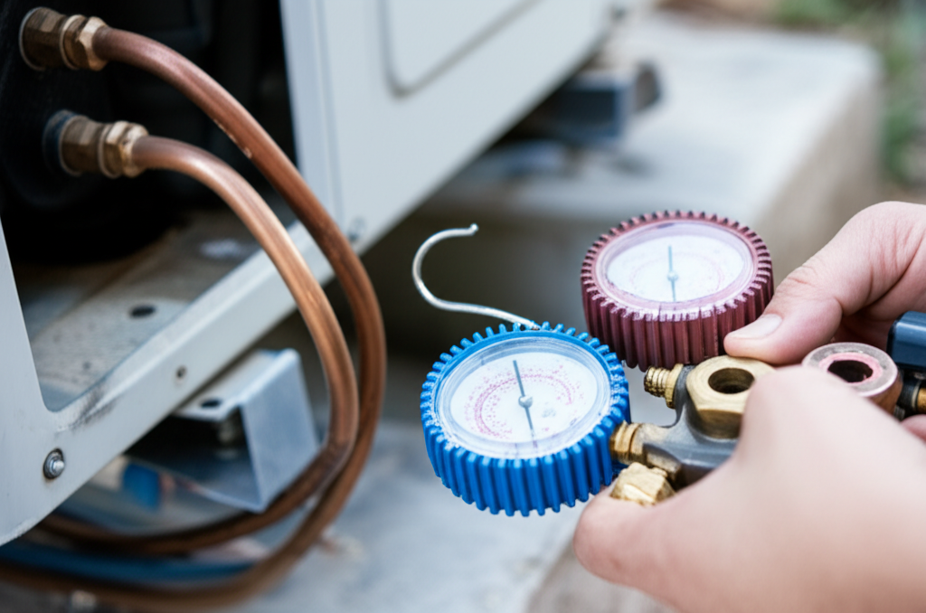 Thiếu gas hoặc rò rỉ gas khiến máy nén phải làm việc quá tải, gây tăng áp lực và nhiệt độ, có thể gián tiếp dẫn đến lỗi H9.