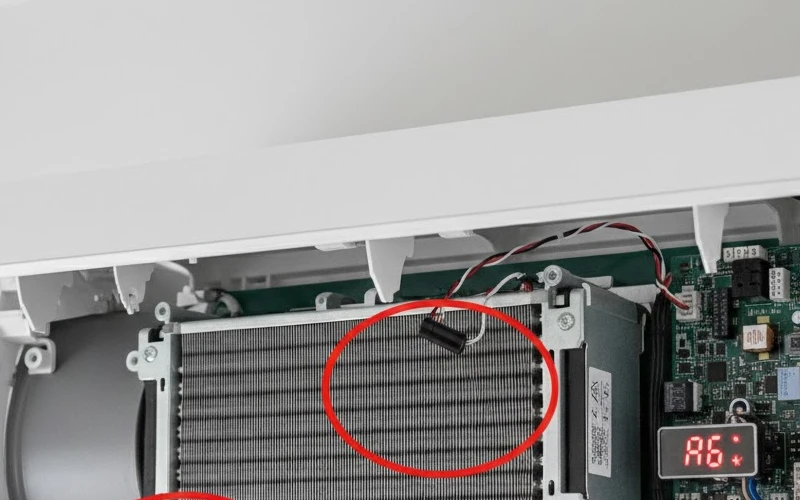 Lỗi A6 là do cảm biến bị hỏng