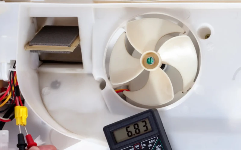 Kỹ thuật kiểm tra motor và thay thế linh kiện quạt gió mới