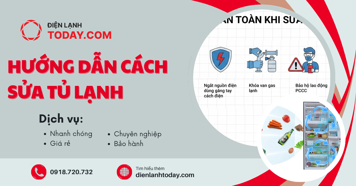 Hướng dẫn cách sửa tủ lạnh