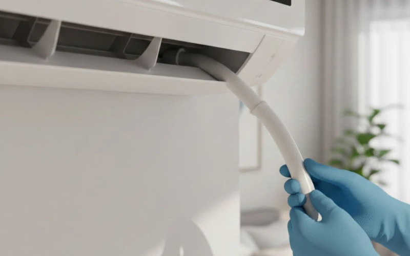 Vệ sinh sạch đường thoát nước để khắc phục lỗi A3