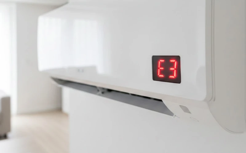 Máy lạnh Reetech báo lỗi E3 trên màn hình