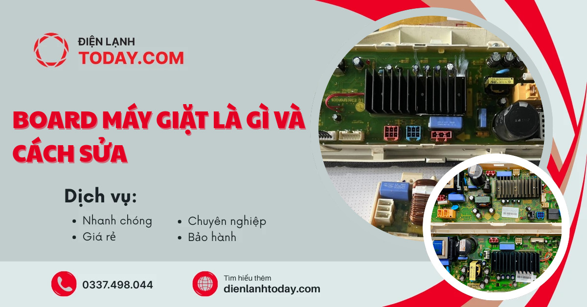 Board máy giặt là gì và cách sửa