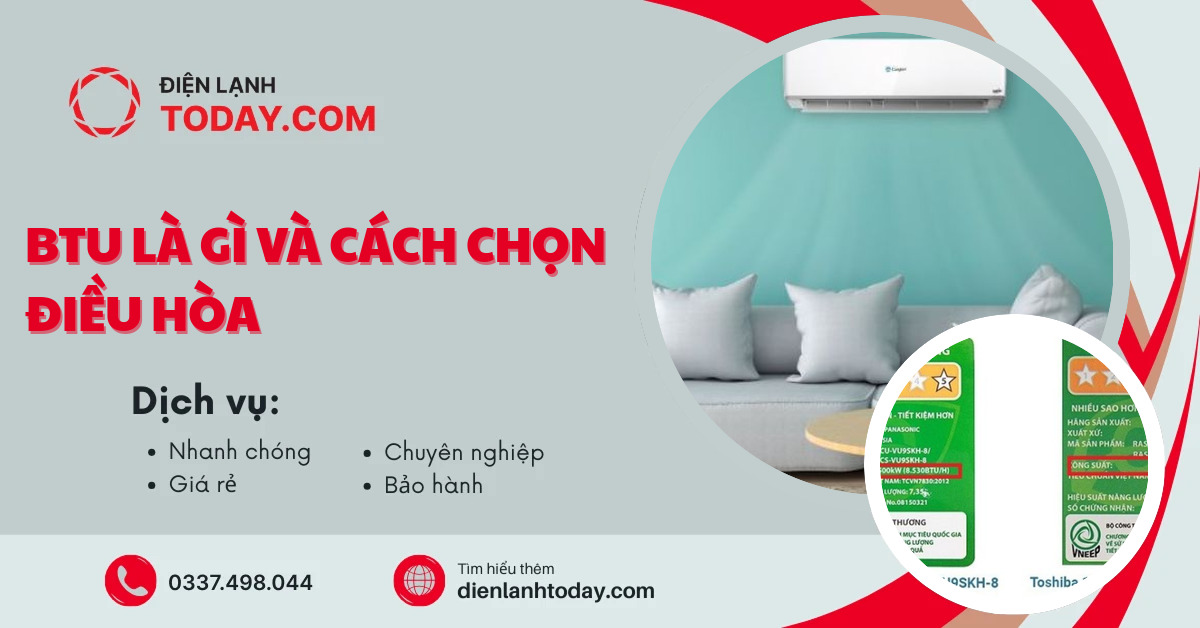 BTU là gì và cách chọn điều hòa