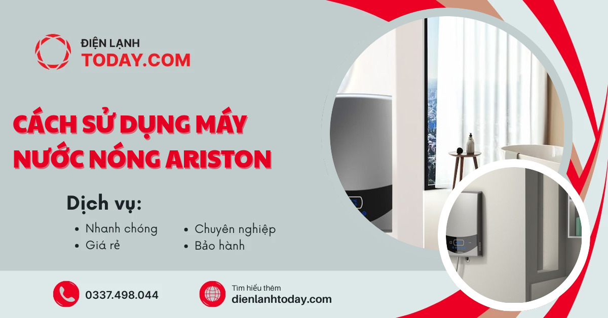 Cách sử dụng máy nước nóng Ariston