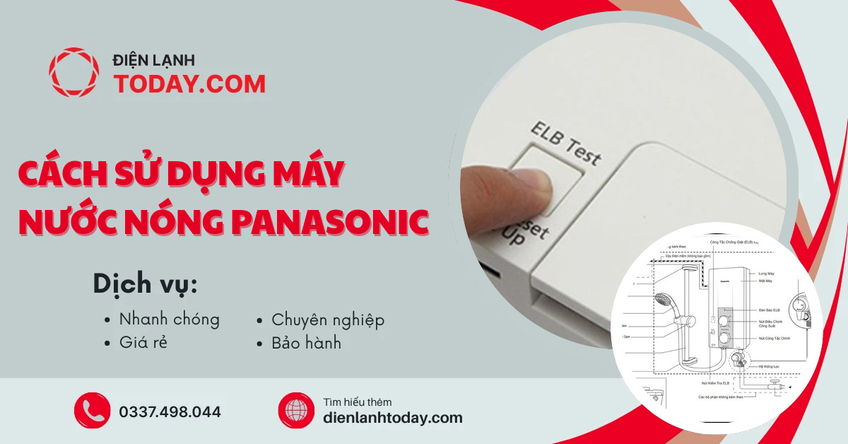 Cách sử dụng máy nước nóng Panasonic