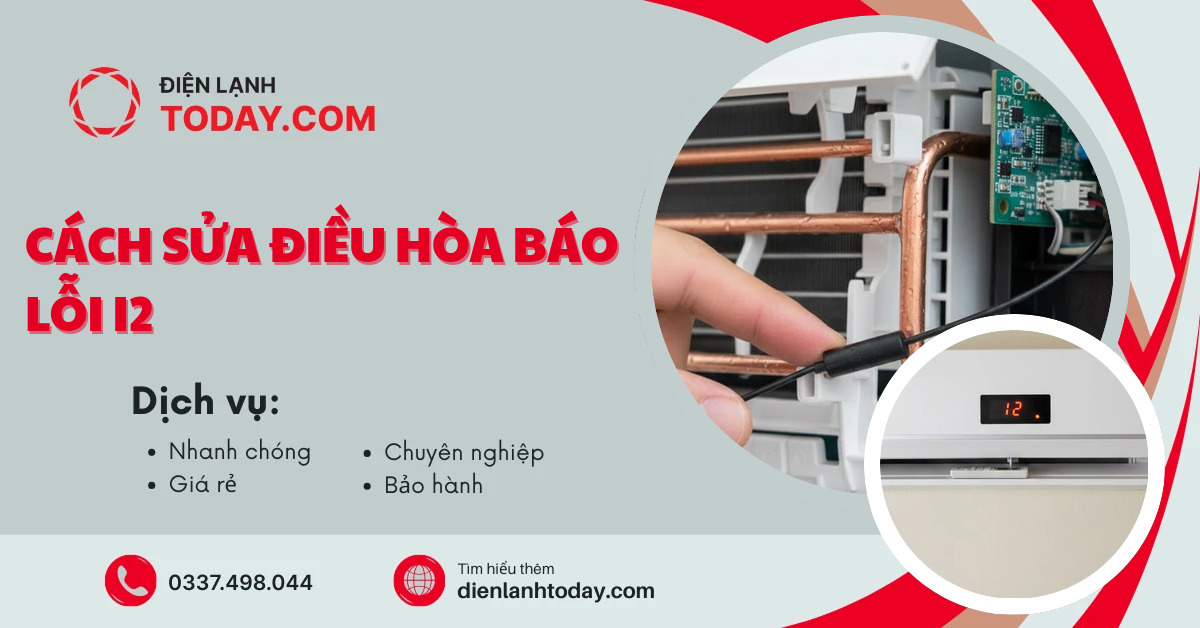 Cách sửa điều hòa báo lỗi i2