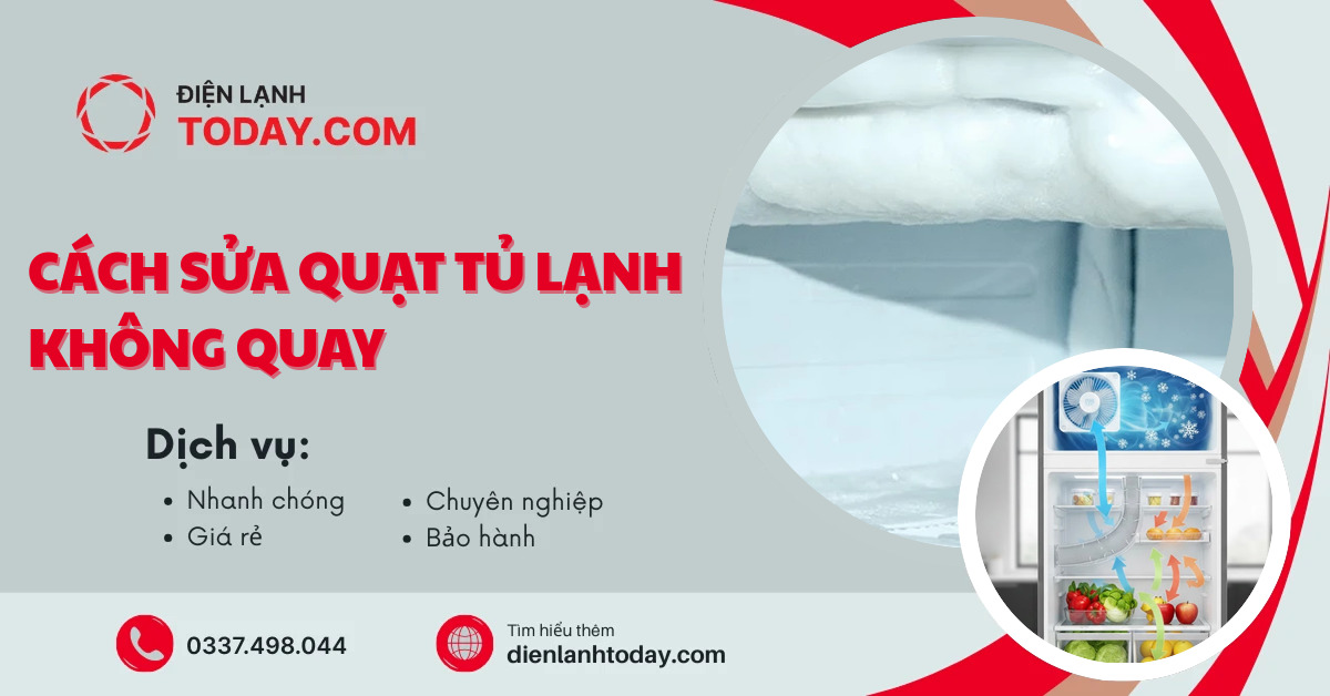 Cách sửa quạt tủ lạnh không quay