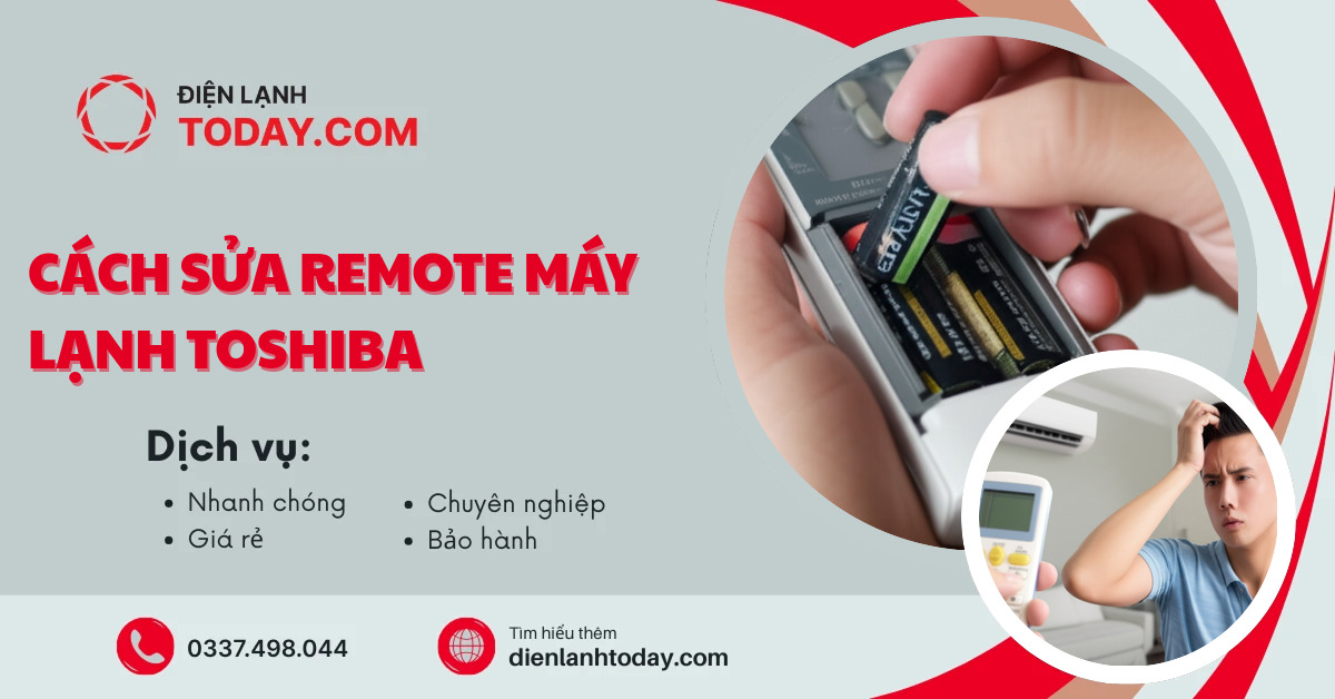 Cách sửa remote máy lạnh Toshiba