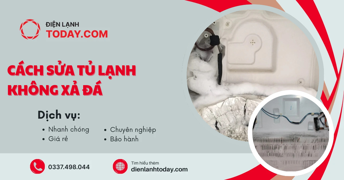 Cách sửa tủ lạnh không xả đá