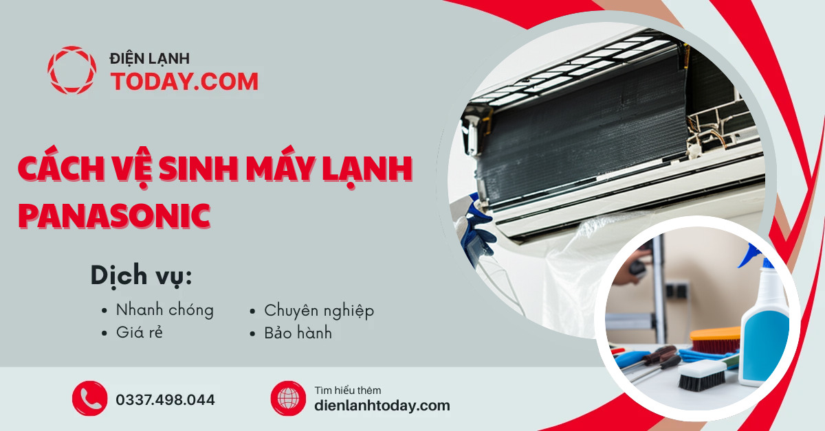 Cách vệ sinh máy lạnh panasonic