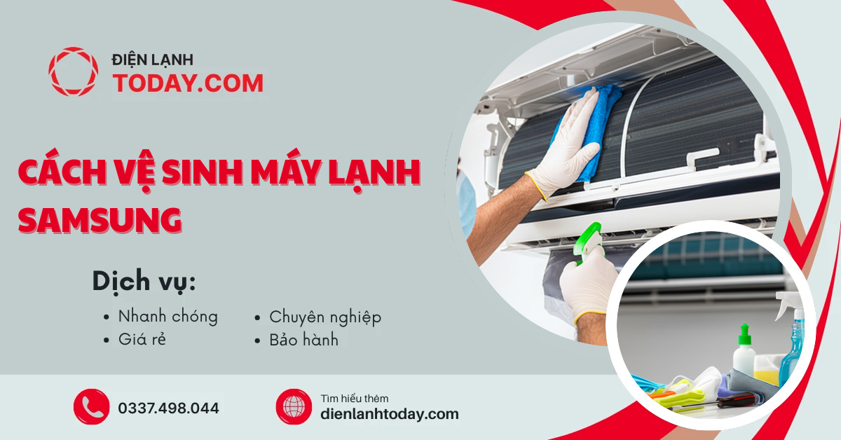 Cách vệ sinh máy lạnh Samsung